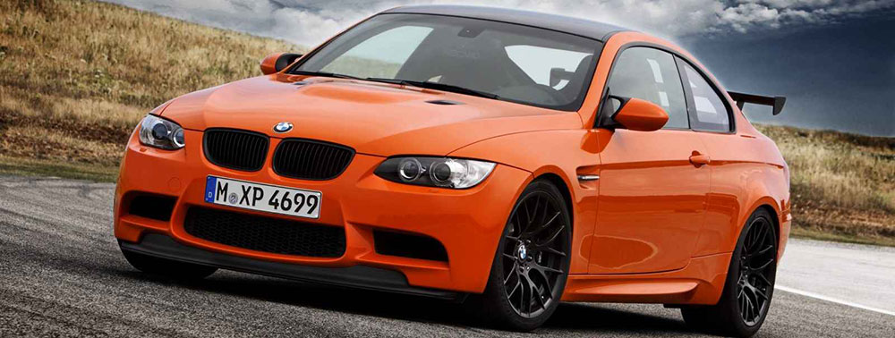 Auto Repair in Las Vegas - picture of an orange BMW-M3