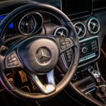 Mercedes-Benz Maintenance - Interior dashboard view of a Mercedes-Benz